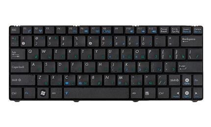 Клавиатура для ноутбука Asus EEE PC 1101 1101HA N10 N10E N10J Black, RU - фото 2