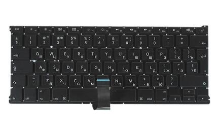 Клавиатура для ноутбука Apple MacBook Air 2011+ A1369 (2011 года), A1466 (2012, 2013, 2014, 2015 года) Black, (No Frame), RU (вертикальный энтер)