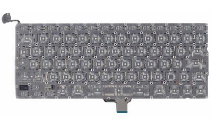 Клавиатура для ноутбука Apple MacBook 2011+ (A1278) Black, (Original), (No Frame), RU (вертикальный энтер) - фото 3