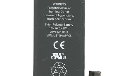 Аккумуляторная батарея для смартфона Apple 616-0613 iPhone 5 Li-ion Polymer Battery 3.8V Black 1440mAh 5.45Wh