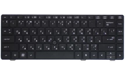 Клавиатура для ноутбука HP ProBook (6360B, 6360T) с указателем (Point Stick) Black, RU - фото 2