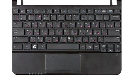 Клавиатура для ноутбука Samsung (NC110) Black, (Black TopCase), RU