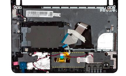 Клавиатура для ноутбука Samsung (NC110) Black, (Black TopCase), RU - фото 2