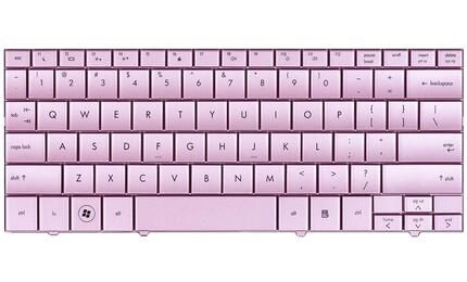 Клавиатура для ноутбука HP Compaq (Mini 110) Pink, RU - фото 2