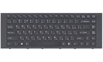 Клавиатура для ноутбука Sony Vaio (VPC-EG, VPC-EK) Black, (Black Frame) RU - фото 2