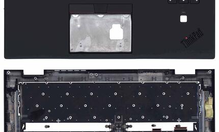 Клавиатура для ноутбука Lenovo ThinkPad X1 Yoga 3rd Gen Black, (Black TopCase) RU