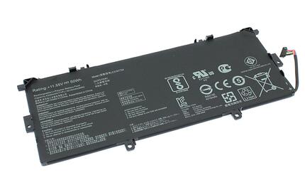 Аккумуляторная батарея для ноутбука Asus C31N1724 Zenbook 13 UX331UN 11.55V Black 4335mAh OEM Аккумуляторная батарея для ноутбука Asus C31N1724 Zenbook 13 UX331UN 11.55V Black 4335mAh OEM