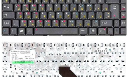 Клавиатура для ноутбука Benq Joybook (R55, R55E, R55EG, R65) Black, RU