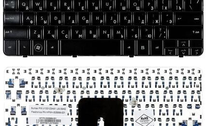 Клавиатура для ноутбука HP Pavilion (DV2-1000) Black, RU/EN