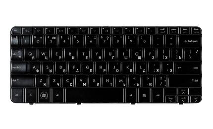 Клавиатура для ноутбука HP Pavilion (DV2-1000) Black, RU/EN - фото 2