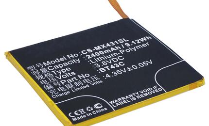 Аккумуляторная батарея для Meizu CS-MX431SL M2 mini 3.8V Black 2400mAh 9.12Wh