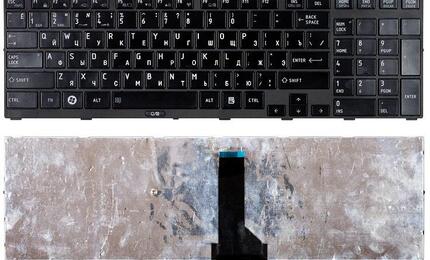 Клавиатура для ноутбука Toshiba Tecra (R850) Black, (Black Frame) RU