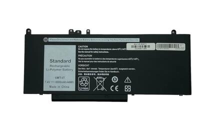 Аккумуляторная батарея для ноутбука Dell 6MT4T Latitude 14-E5470 7.4V Black 6000mAh OEM Аккумуляторная батарея для ноутбука Dell 6MT4T Latitude 14-E5470 7.4V Black 6000mAh OEM