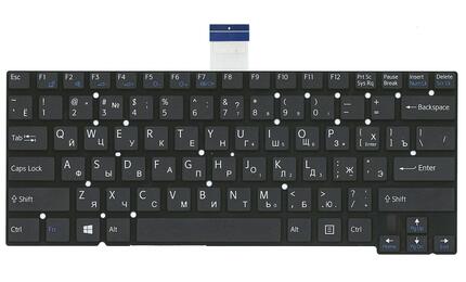 Клавиатура для ноутбука Sony Vaio (Ultrabook SVT14) Black, (No Frame) RU - фото 2
