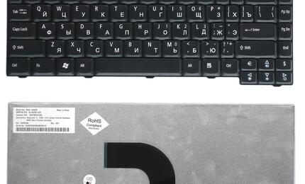 Клавиатура для ноутбука Acer Aspire (2930) Travelmate (6293) Black, RU
