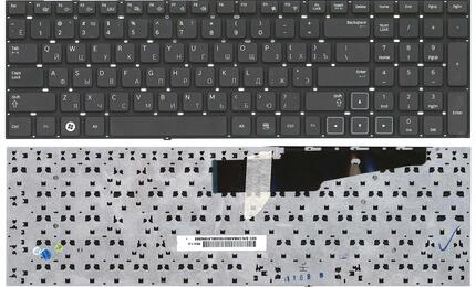 Клавиатура для ноутбука Samsung (NP300E7A, NP305E7A, 300E7A, 305E7A, NP300V7A, NP305V7A, 300V7A) Black RU