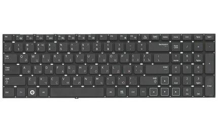Клавиатура для ноутбука Samsung (NP300E7A, NP305E7A, 300E7A, 305E7A, NP300V7A, NP305V7A, 300V7A) Black RU - фото 2