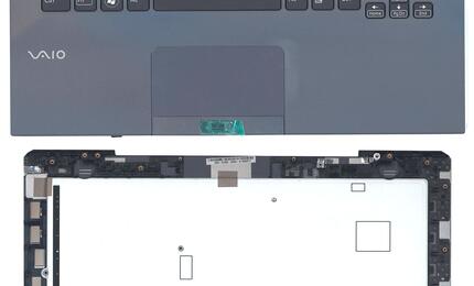 Клавиатура для ноутбука Sony Vaio (VPC-SB) Black, (Black TopCase), RU (for fingerprint reader)