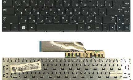 Клавиатура для ноутбука Samsung (300E4A, 300V4A) Black, (No Frame), RU