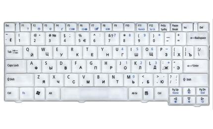 Клавиатура для ноутбука Acer TravelMate (3000, 3010, 3020, 3030, 3040) White, RU - фото 2