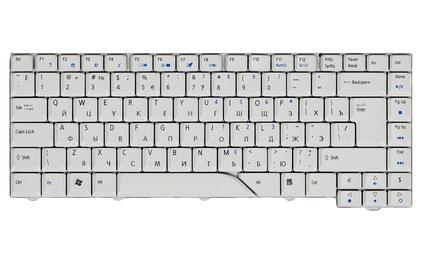 Клавиатура для ноутбука Acer Aspire 4710, 4520, 5315, 5520, 5710, 5710G, 5710Z, 5710ZG, 5720, 5920 White RU - фото 2
