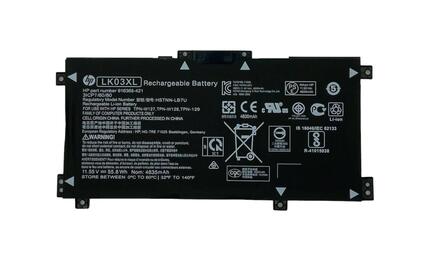 Аккумуляторная батарея для ноутбука HP LK03XL Envy 17M 11.55V Black 4835mAh OEM