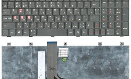 Клавиатура для ноутбука MSI (ER710, EX600, EX610, EX620, EX623, EX630, EX700 ) Black, RU Game Edition