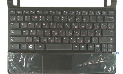 Клавиатура для ноутбука Samsung (N350) Black, (Black TopCase), RU