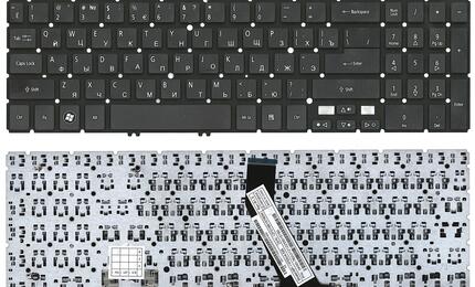 Клавиатура Acer Aspire Timeline M3-581, M5-581, V5-531, V5-551, V5-571 Black RU