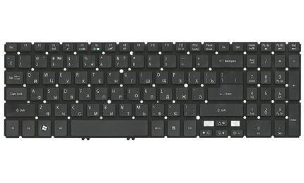Клавиатура Acer Aspire Timeline M3-581, M5-581, V5-531, V5-551, V5-571 Black RU - фото 2