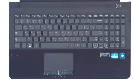 Клавиатура для ноутбука Samsung (RC520) Black, (Black TopCase), RU