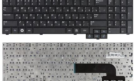 Клавиатура для ноутбука Samsung (X520) Black, RU/EN