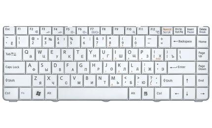 Клавиатура для ноутбука Sony Vaio (VGN-NR, VGN-NS) White, RU - фото 2