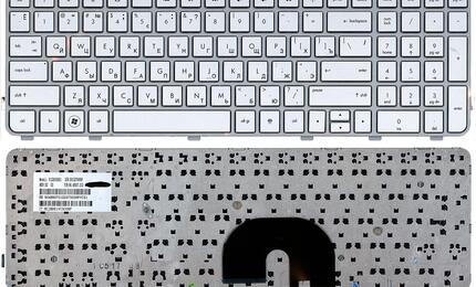 Клавиатура HP Pavilion DV6-6000, DV6-6100, DV6-6200, DV6-6B00, DV6-6C00, DV6T-6000, DV6T-6100, DV6T-6B00, DV6T-6C00, DV6Z-6000, DV6Z-6100, DV6Z-6B00, DV6Z-6C00 Silver, (Gray Frame) RU