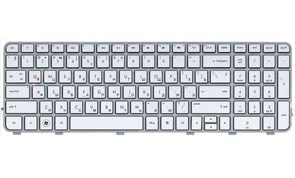 Клавиатура HP Pavilion DV6-6000, DV6-6100, DV6-6200, DV6-6B00, DV6-6C00, DV6T-6000, DV6T-6100, DV6T-6B00, DV6T-6C00, DV6Z-6000, DV6Z-6100, DV6Z-6B00, DV6Z-6C00 Silver, (Gray Frame) RU - фото 2