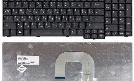 Клавиатура для ноутбука Acer Aspire (9800) Black RU/EN