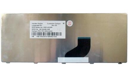 Клавиатура для ноутбука Acer Aspire One 521, 522, 532, 532H, 533, D255, D255E, D257, D260, D270, Happy, Happy2, eMachines 350, 355, em350, em355, Gateway LT21, LT27, LT28, Packard Bell NAV50, Dot S2, Dot SE, Dot SC, Dot SE3, PAV80 White RU - фото 3