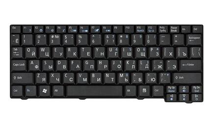 Клавиатура для ноутбука Acer Aspire One 531, A110, A150, D150, D250, ZG5, ZG8 Black, RU - фото 2