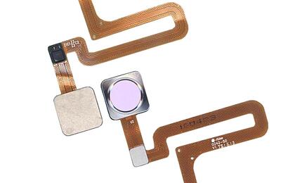 Шлейф со сканером отпечатка пальца для Xiaomi Mi 4S фиолетовый