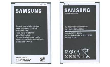 Аккумуляторная батарея для смартфона Samsung B800BC SM-N9000 Galaxy Note 3 3.8V Silver 3200mAh 12.16Wh