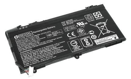 Аккумуляторная батарея для ноутбука HP SE03XL Pavilion 14-AL 11.55V Black 3600mAh Orig Аккумуляторная батарея для ноутбука HP SE03XL Pavilion 14-AL 11.55V Black 3600mAh Orig