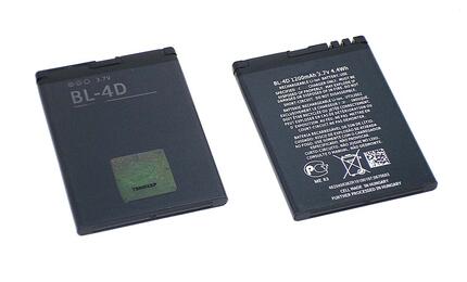 Аккумуляторная батарея для смартфона Nokia BL-4D N97 3.7V Black 1200mAh 4.4Wh