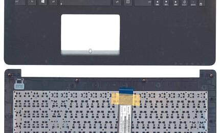 Клавиатура для ноутбука Asus (X502) Black, (Black TopCase) RU