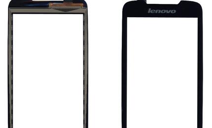 Тачскрин (Сенсорное стекло) для смартфона Lenovo A390 черный