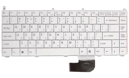 Клавиатура для ноутбука Sony Vaio (VGN-AR, VGN-FE) White, RU - фото 2