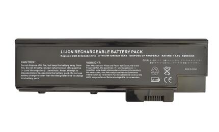 Аккумуляторная батарея для ноутбука Acer QC192 Aspire 1410 14.8V Black 5200mAh Аккумуляторная батарея для ноутбука Acer QC192 Aspire 1410 14.8V Black 5200mAh