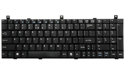 Клавиатура для ноутбука Acer Aspire (1800, 1801, 1802, 1804, 9500, 9502, 9503, 9504) Black, RU - фото 2