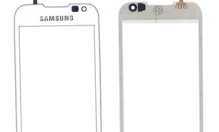 Тачскрин (Сенсорное стекло) для смартфона Samsung Omnia 2 GT-I8000 белый
