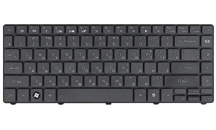 Клавиатура для ноутбука Acer Gateway NV49C, NV49 Black, RU - фото 2