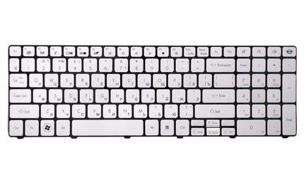 Клавиатура для ноутбука Acer Packard Bell (TM81, TM82, TM86, TM87, TM89, TM94) Silver, (No Frame) RU - фото 2